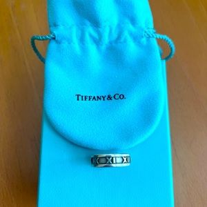 Retired Tiffany Atlas Ring-Sterling Silver